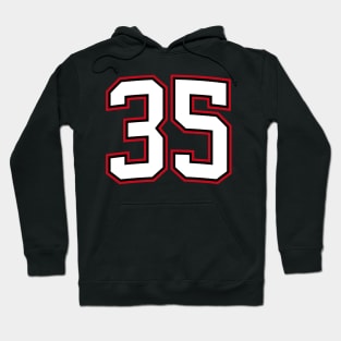 Number Thirty Five 35 Hoodie